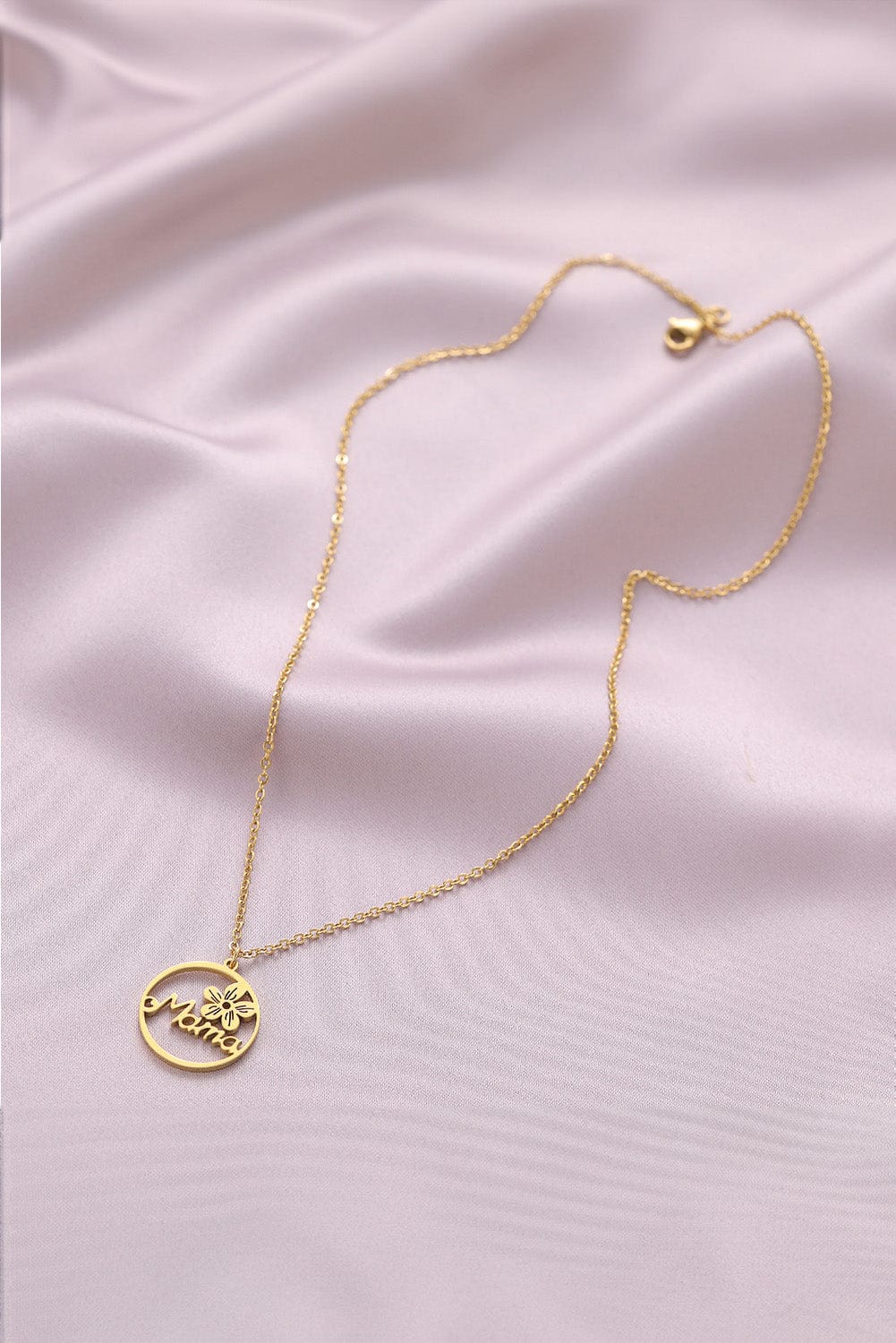 Floral Mama Necklace - Premium Gold Tone Alloy Jewelry