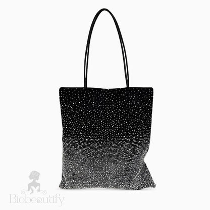 Gradient Rhinestones Tote Bag By Karen