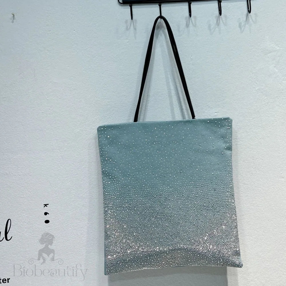 Gradient Rhinestones Tote Bag By Karen