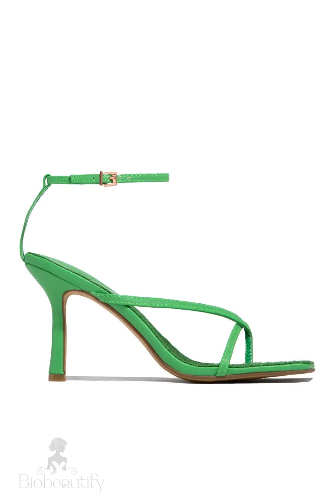 Green Catrina Heels 9 /