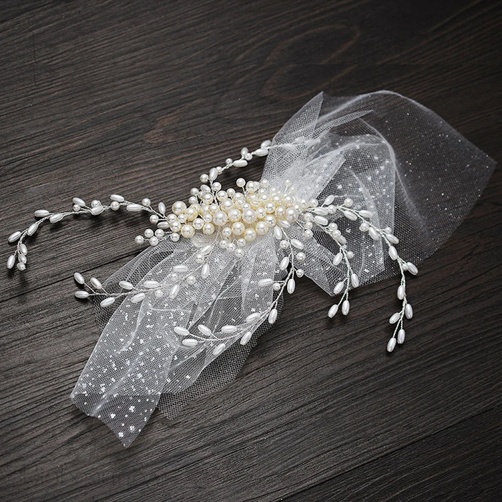 Handmade Pearl Wedding Hair Comb By Magalie