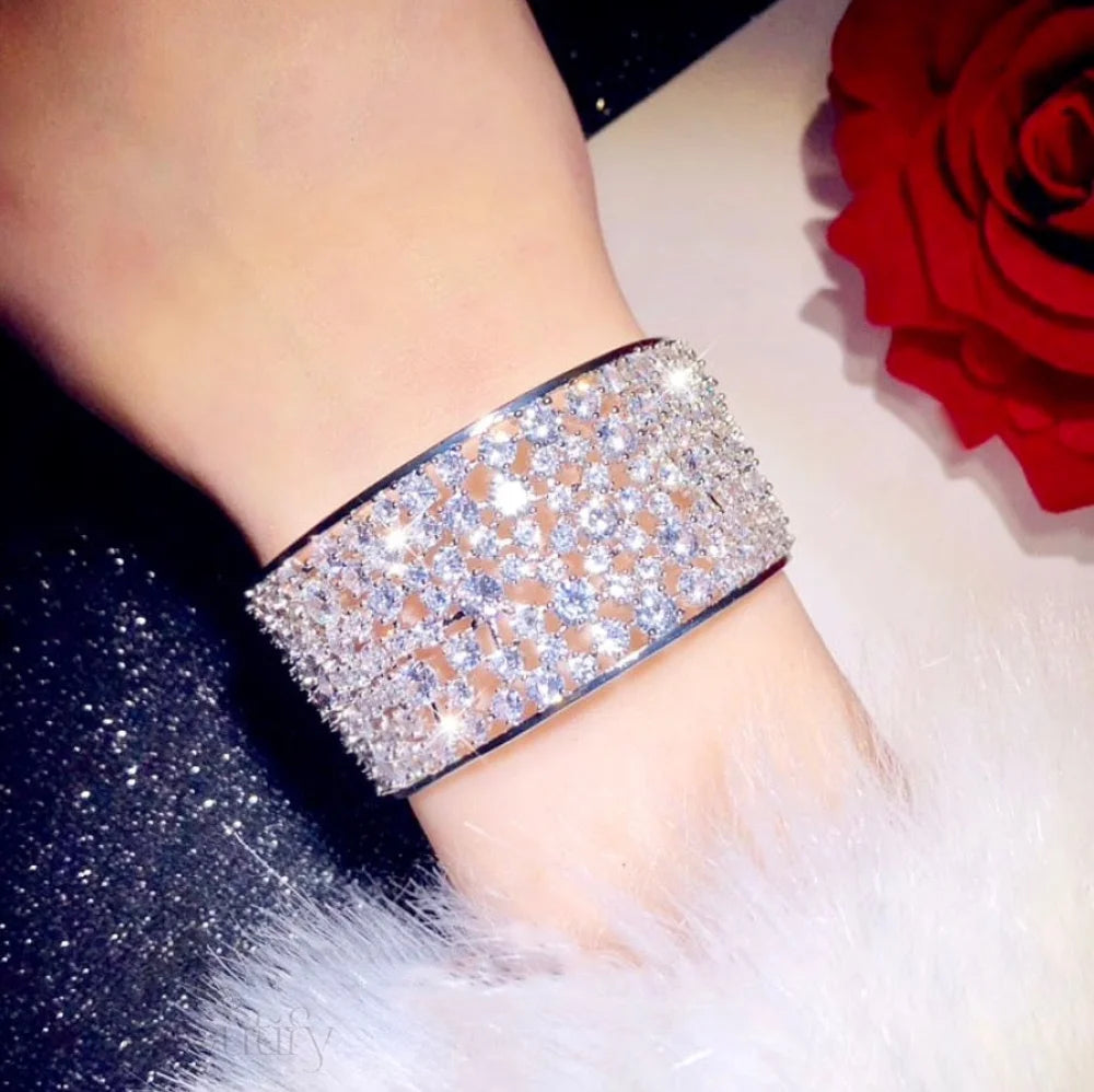 Hannah Cubic Zirconia Bridal Bracelet