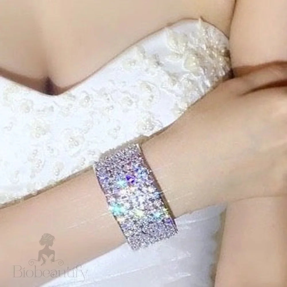 Hannah Cubic Zirconia Bridal Bracelet