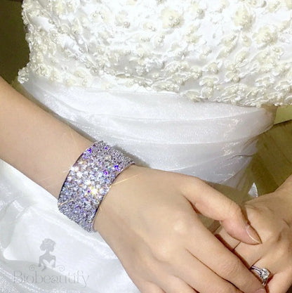 Hannah Cubic Zirconia Bridal Bracelet