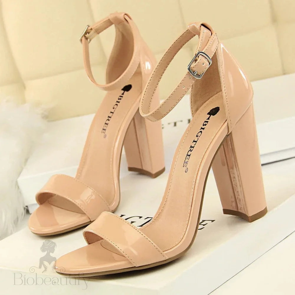 High Heel Pumps With Comfortable Block Heels For Women