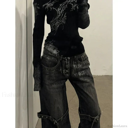 High Waist Hip Hop Halloween Pants
