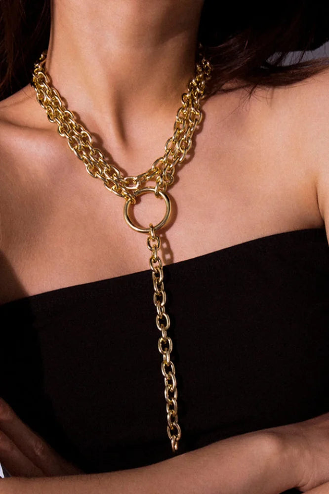 Hip Hop Rock Long Chain Necklace