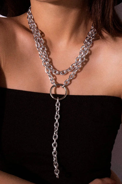 Hip Hop Rock Long Chain Necklace