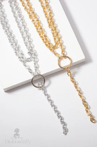 Hip Hop Rock Long Chain Necklace