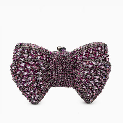 Purple Isabella Clutch Bag