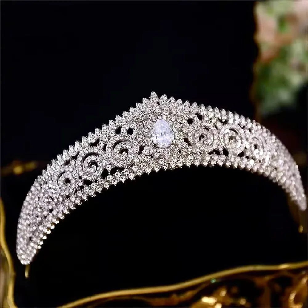 Jacie Cubic Zirconia Wedding Tiara