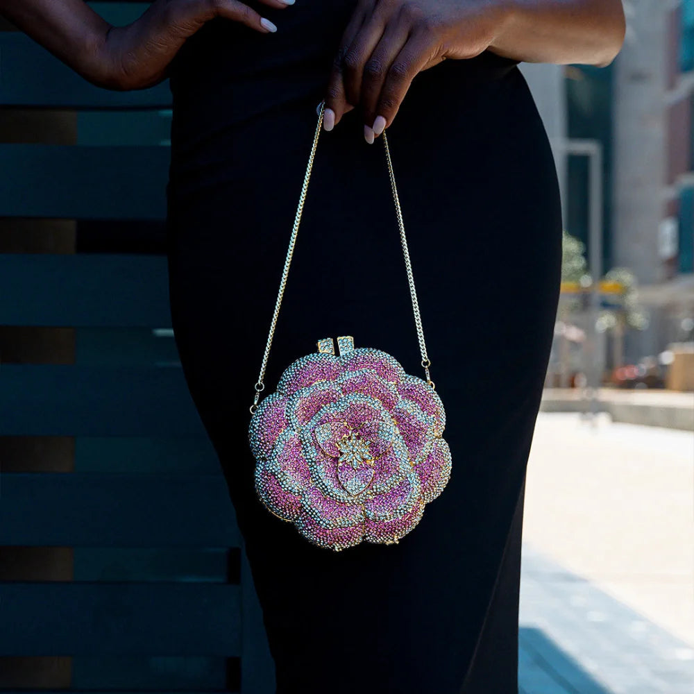 Jeline Floral Clutch Bag