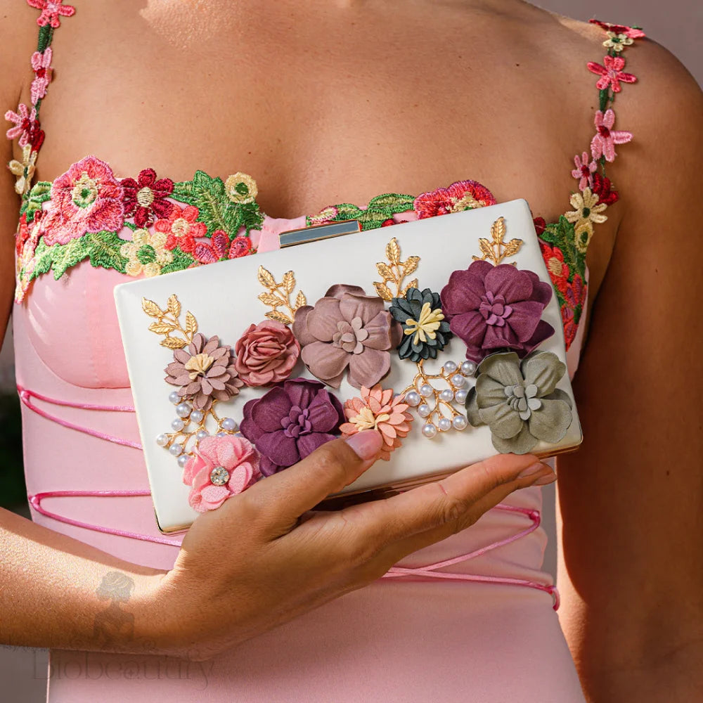 Juliet Floral Clutch Bag