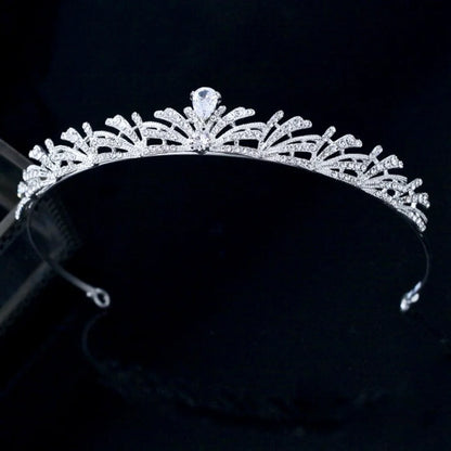 Juliette Silver Cz Bridal Tiara