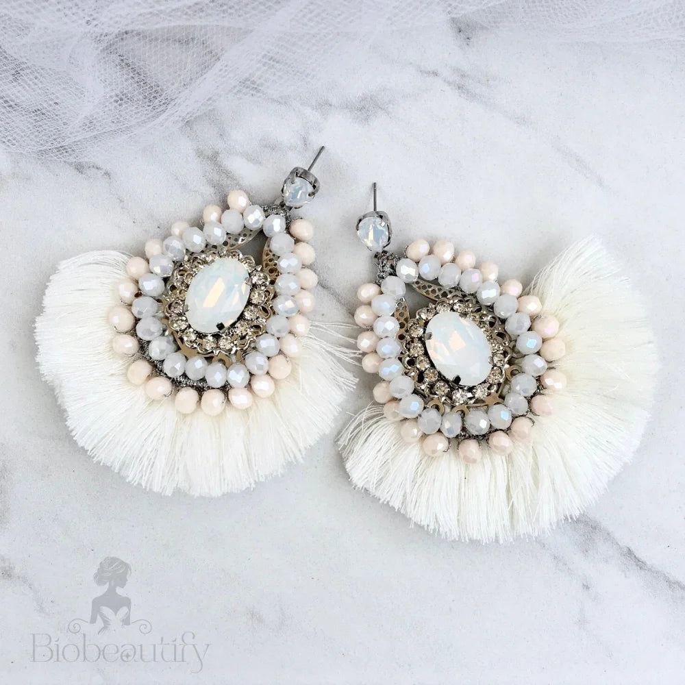 Justyna Opal Tassel Earrings