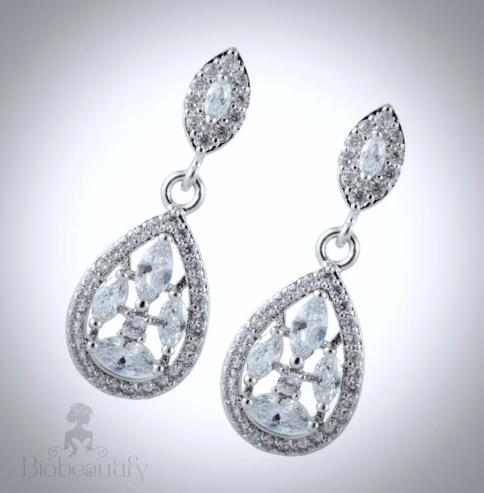 Kaitlyn Cubic Zirconia Wedding Earrings