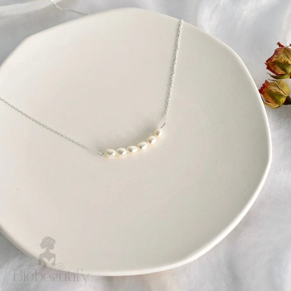 Kalina Freshwater Pearl Bridal Necklace For Bridesmaids