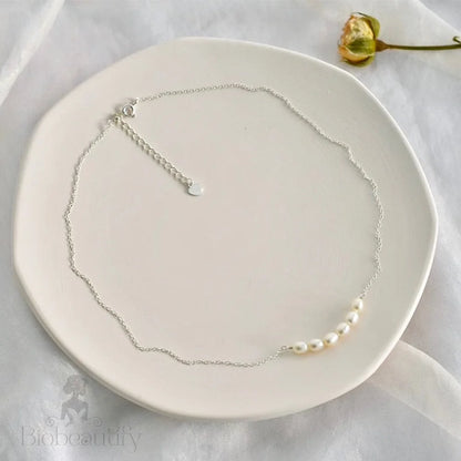 Kalina Freshwater Pearl Bridal Necklace For Bridesmaids