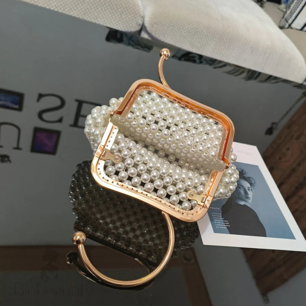 Kellie Pearl Woven Bag