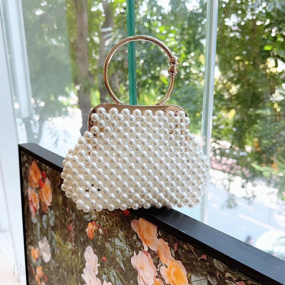 Kellie Pearl Woven Bag