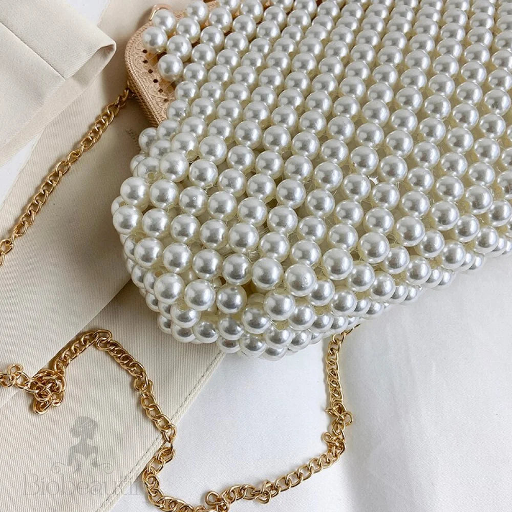 Kellie Pearl Woven Bag