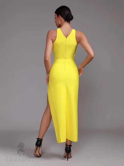 Klaudia Cut Out Bandage Dress