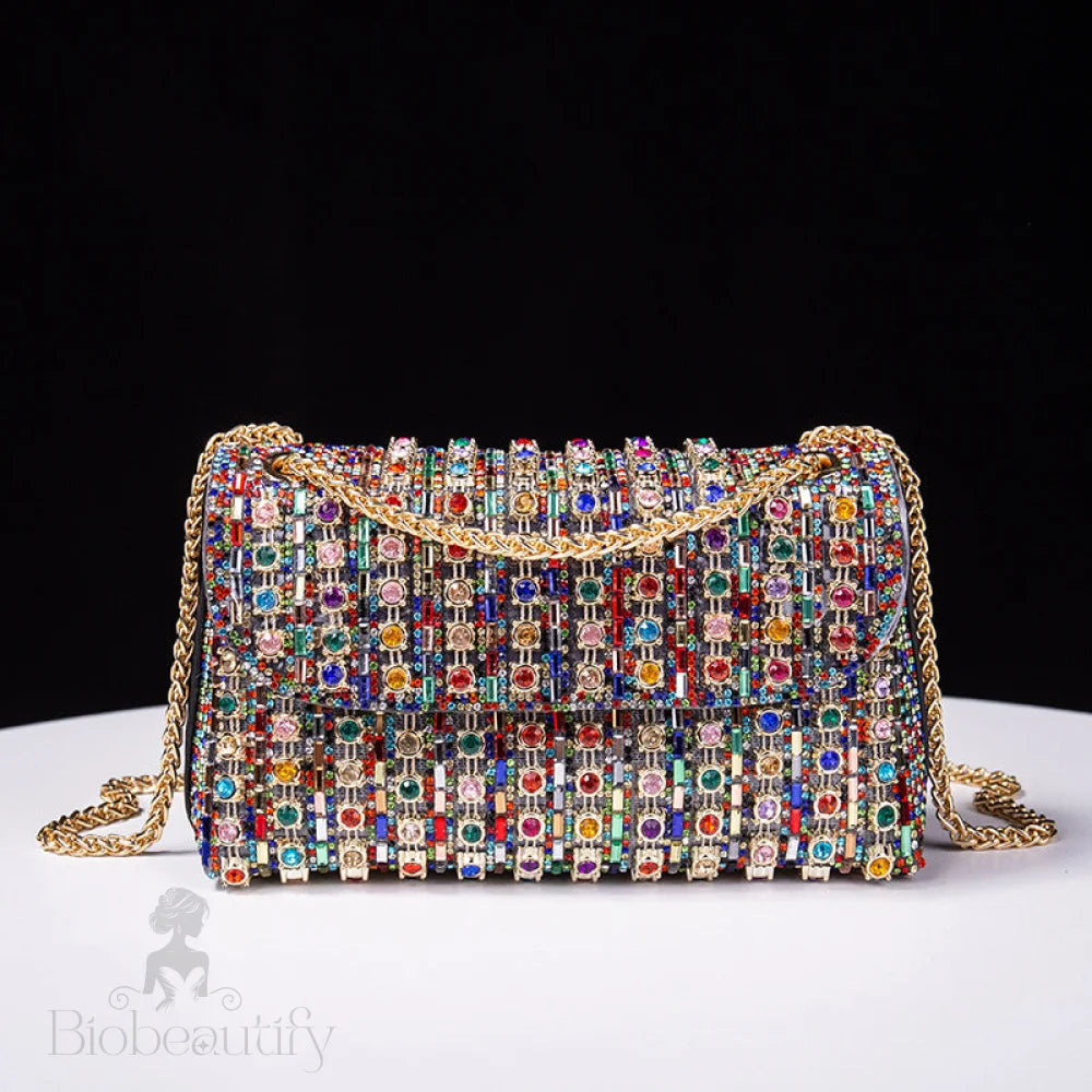 Kristi Diamond Chain Bag