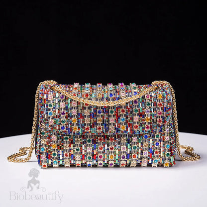 Kristi Diamond Chain Bag