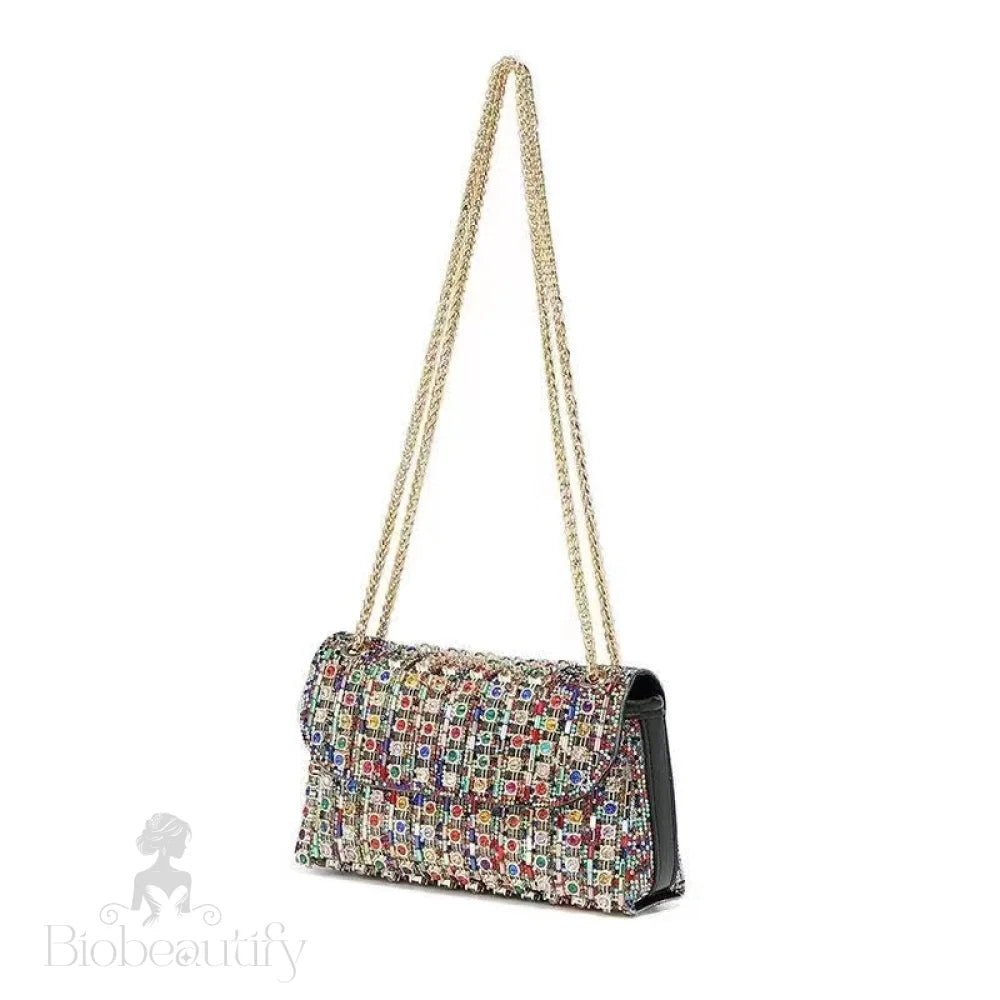 Kristi Diamond Chain Bag