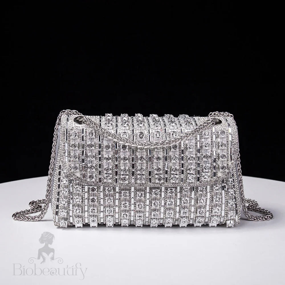 Kristi Diamond Chain Bag