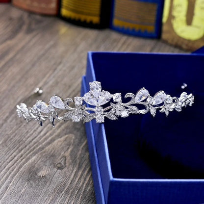 Kyleigh Wedding Tiara With Cubic Zirconia