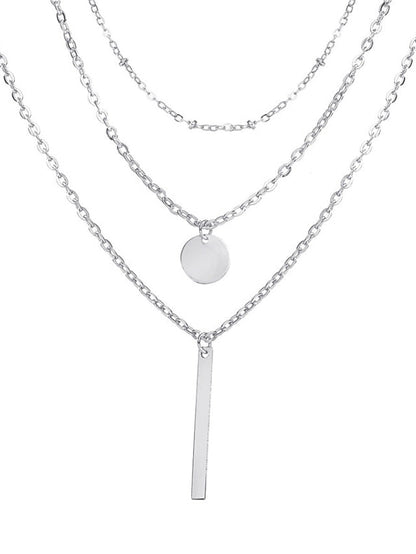 Women's necklace Chic & Modern Street Geometry Necklaces / 3 Layered Necklace / Dailywear / Spring / Summer / Fall / Winter