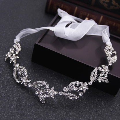 Lauren Silver Crystal Wedding Headband