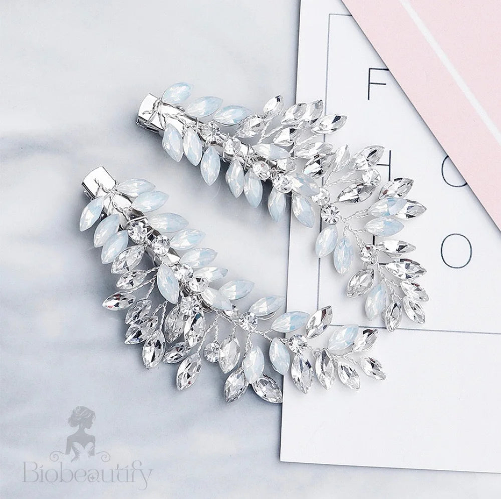 Laverne Opal Hair Clips For Brides And Bridesmaids