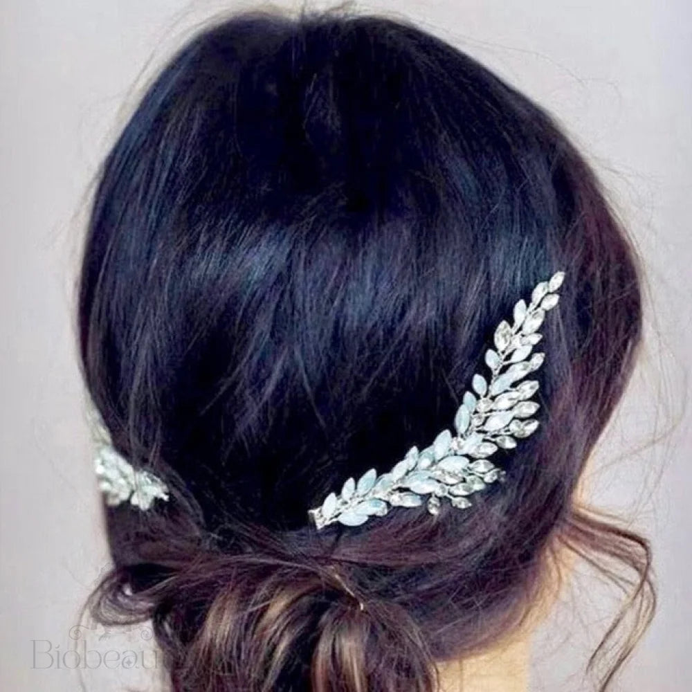 Laverne Opal Hair Clips For Brides And Bridesmaids