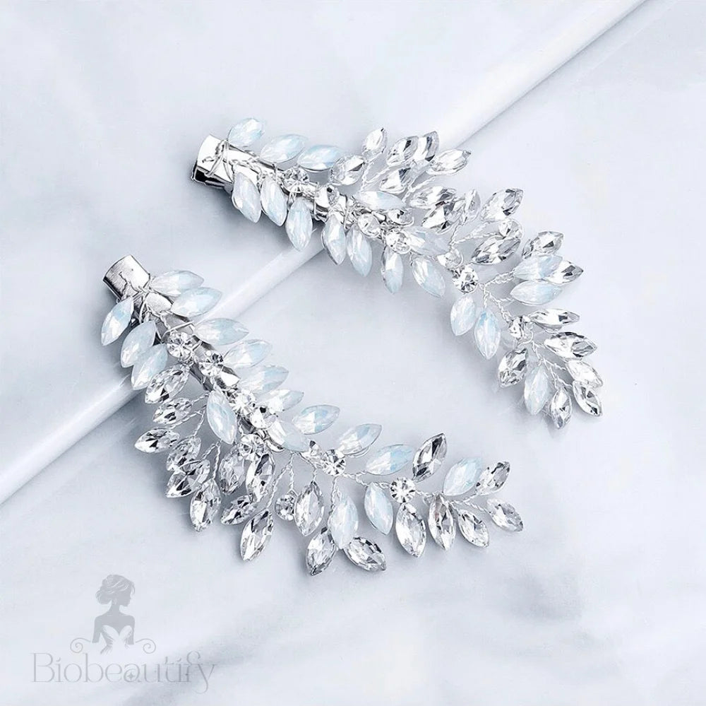 Laverne Opal Hair Clips For Brides And Bridesmaids