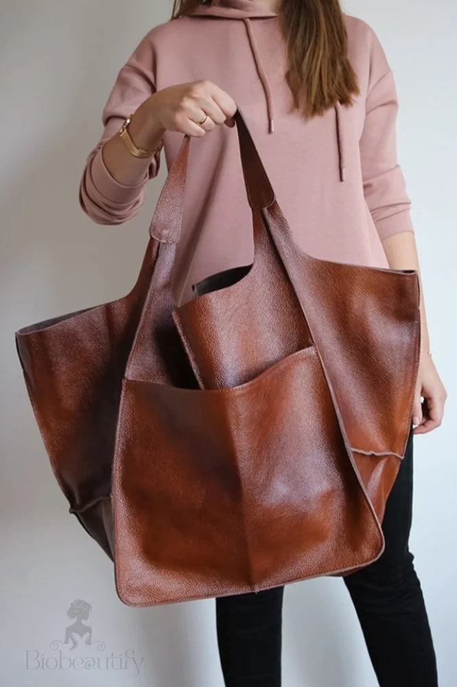 Leather Tote Bag For Shopping 2#