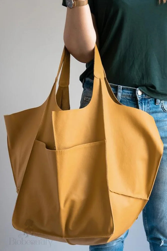 Leather Tote Bag For Shopping 5#