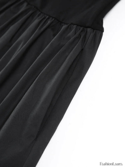 Leisure Pockets Long Sleeve Long Dress Dresses