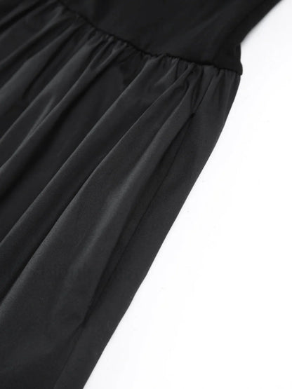 Leisure Pockets Long Sleeve Long Dress Dresses