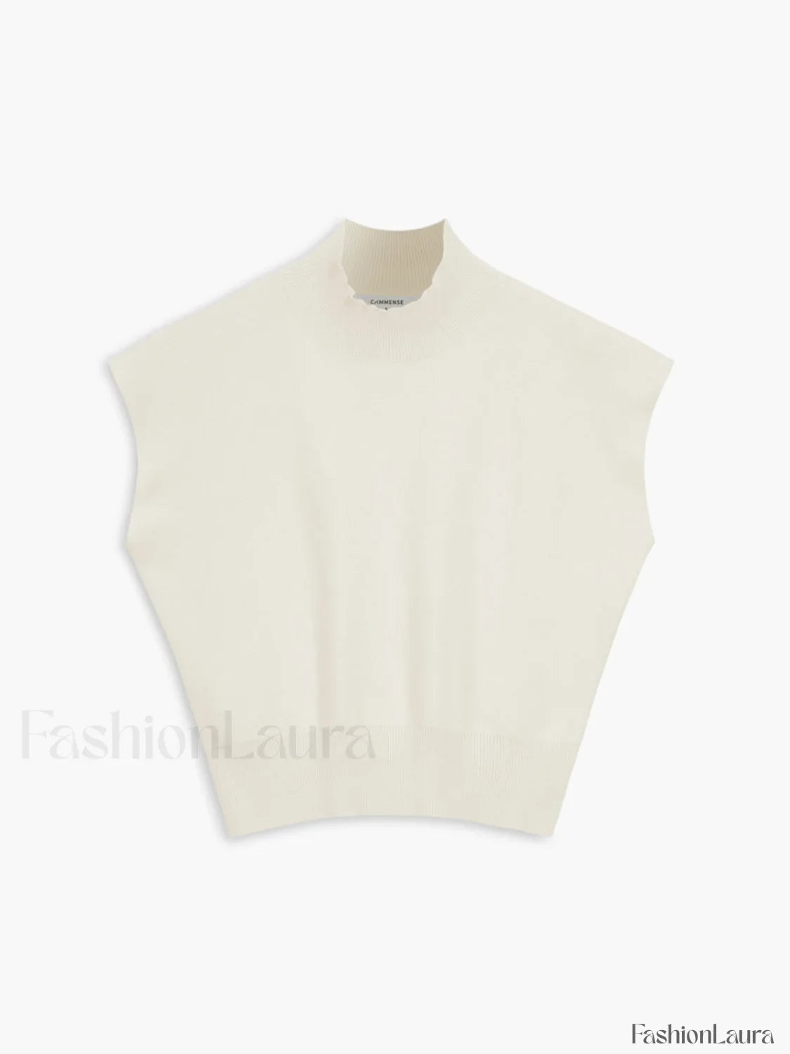 Leisurely Solid Pullover Sweater Vest Off White / XS Sweater Vests