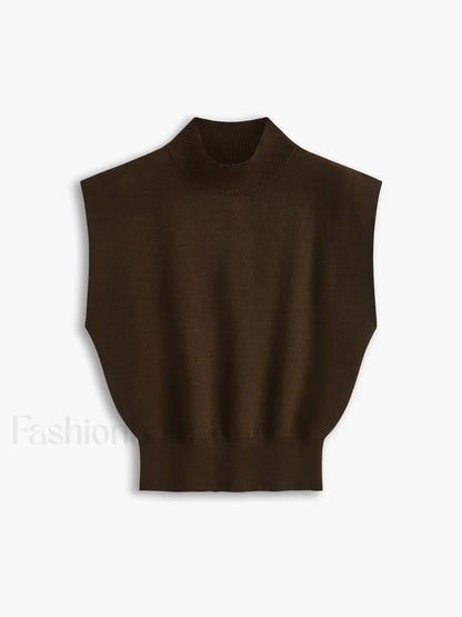 Leisurely Solid Pullover Sweater Vest Sweater Vests