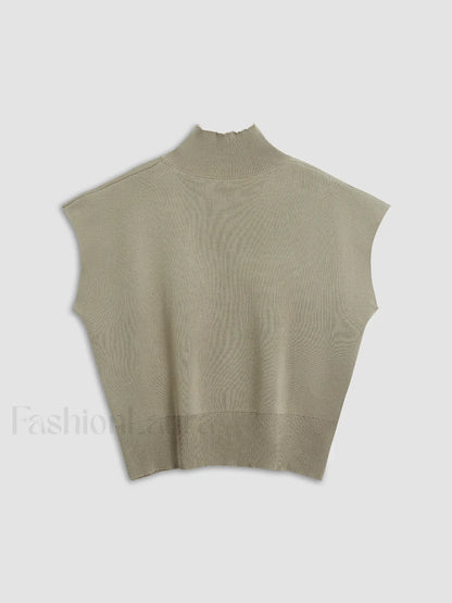 Leisurely Solid Pullover Sweater Vest Sweater Vests
