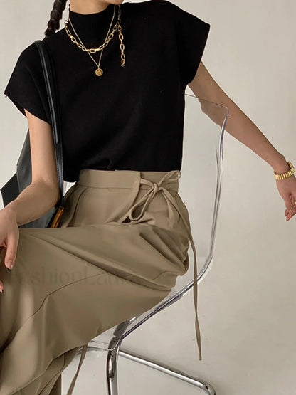 Leisurely Solid Pullover Sweater Vest Sweater Vests