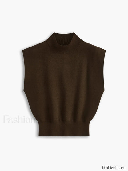 Leisurely Solid Pullover Sweater Vest Sweater Vests