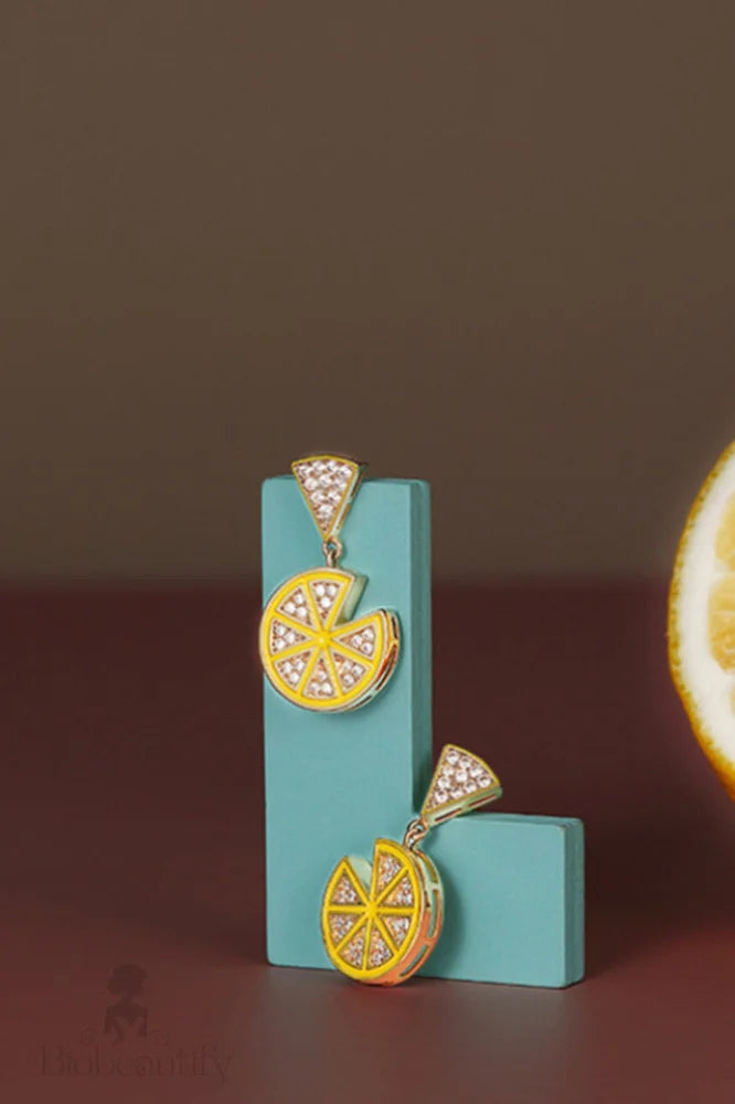 Lemon Slice Earrings