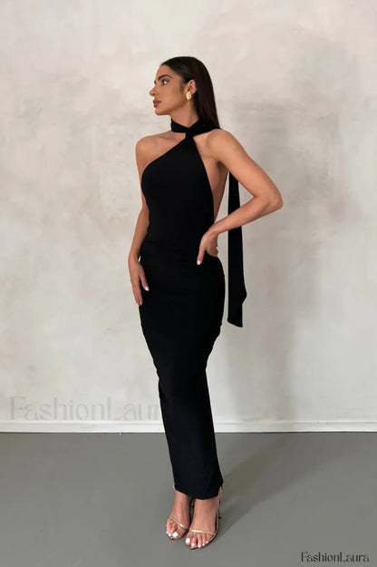 Leoni Elegant Midi Dress