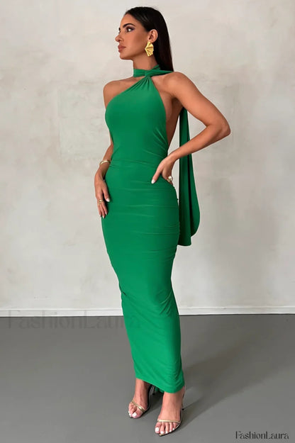 Leoni Elegant Midi Dress