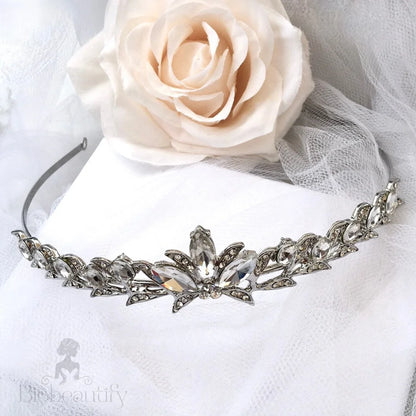 Lexi Wedding Tiara With Crystals