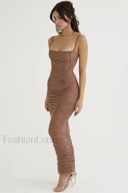 Lilian Corset Stylish Midi Dress